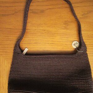 The Sak Dark Brown Crochet Purse NWOT